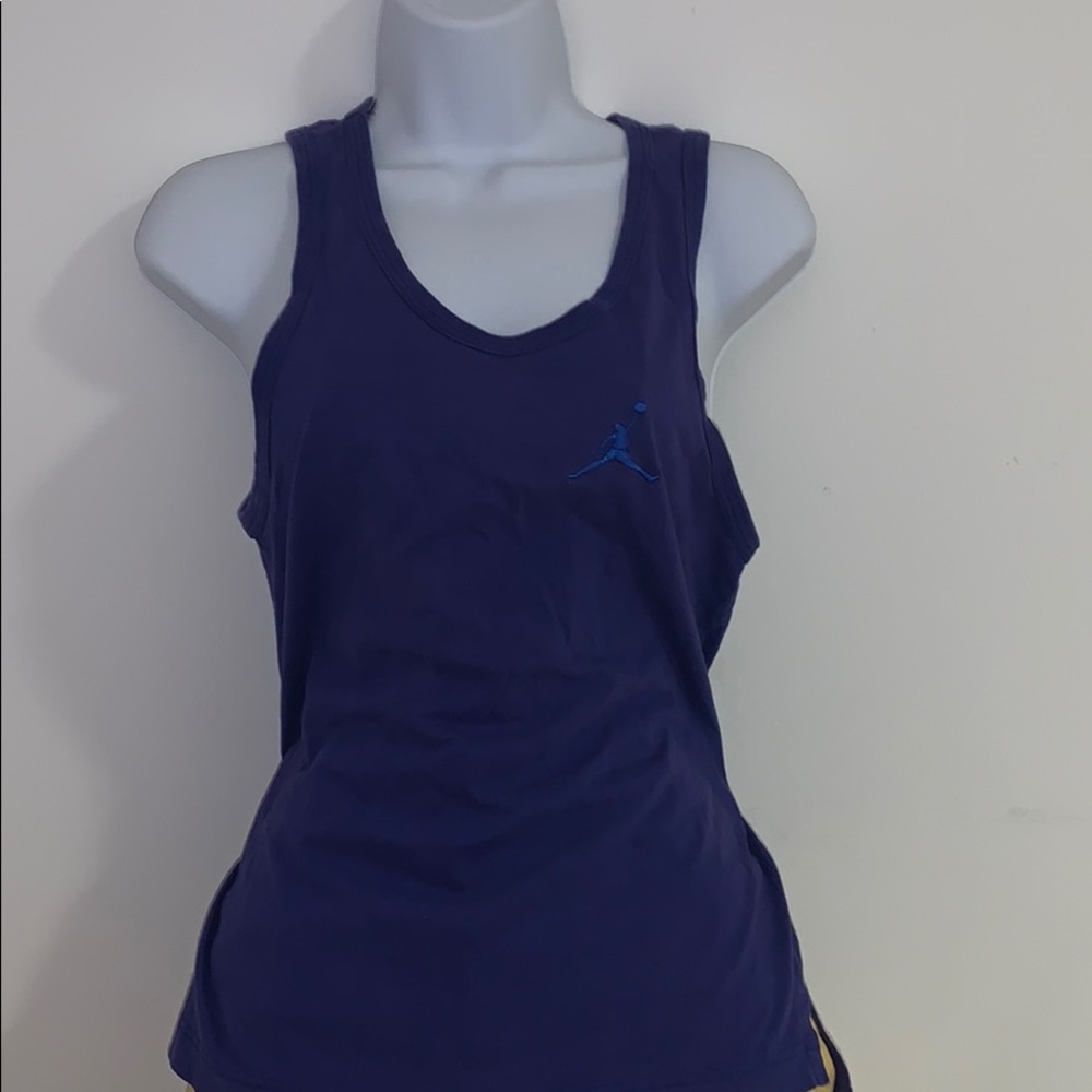 Nike Jordan Violet Blue Tank Top